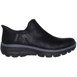 SKECHERS SLIP IN RF EASY GOING Modern Hour Slip-On, Black Microleather, 36 EU