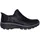 SKECHERS SLIP IN RF EASY GOING Modern Hour Slip-On, Black Microleather, 36 EU