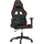 vidaXL 345518 Gaming Chair mit Massagefunktion schwarz/weinrot
