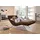 W.Schillig Relaxliege daily dreams Polyester 95 x 91 x 170 cm Braun mit Kissen
