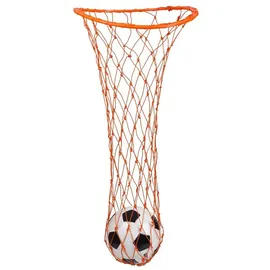 Sport-Thieme Balltragenetz mit Ring | Für 20 Bälle Größe 5 oder 12 Gymnastikbälle | Einfache Ballaufnahme | Weiß | Stabiles Polyethylen Netz mit Metallring