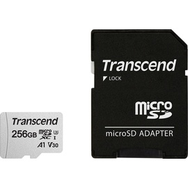 Transcend USD300S microSDXC UHS-I U3 V30 + SD-Adapter 256 GB