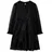 vidaXL Kinderkleid mit Langen Ärmeln Schwarz 104