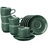 SELTMANN WEIDEN Espressotassen mit Untertassen Terra 0,09 l 6er Set