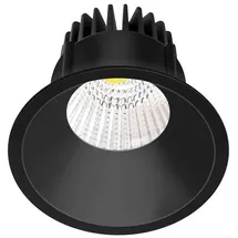 ARCCHIO Einbaustrahler 1 x 6 W LED rund schwarz