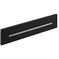 Herzbach Deep Black Schwall-Wandauslauf 23.696000.1.12 schwarz matt, für Unterputzmontage,