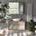 Vicco Waschbeckenunterschrank Edelin 2 Schubladen 100 x 50 x 45 cm Grau