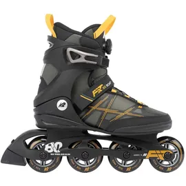 K2 Skates Herren Inline Skates F.I.T. 80 BOA, Grey - Mustard, 30G0315.1.1.080