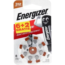 Energizer Hörgerätebatterien 312