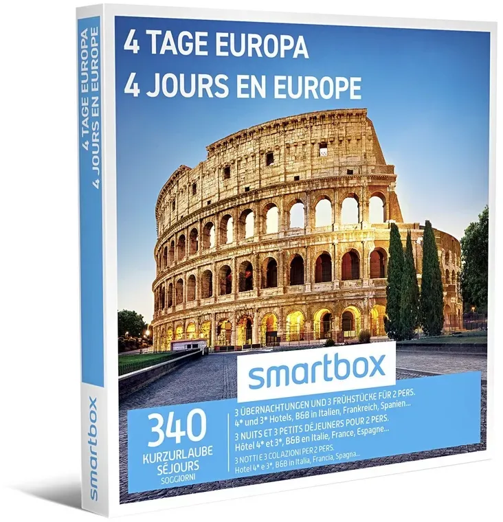 Smartbox 4 Tage Europa