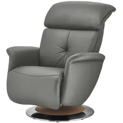 himolla Funktionssessel Leder 7708 ¦ grau ¦ Maße (cm): B: 79 H: 99 T: 101.0