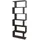 Hti-Living Thekla Raumteiler 70 x 23,5 x 189 cm Schwarz