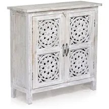Marrakesch Orient & Mediterran Interior Kommode Ezra 76 cm Weiß
