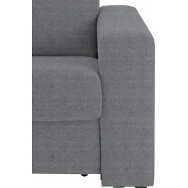 Home Affaire Schlafsofa »Roma Matratzenhöhe 14 cm« Dauerschlaffunktion, mit Unterfederung, Lattenrost, Matratze grau