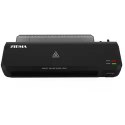 SIGMA Laminiergerät SL410, Kunststoff, bis DIN A4, Heiß- und Kaltlaminierung, schwarz