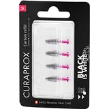 Curaprox Black is white carbon M refill, 4x