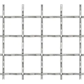 vidaXL Wellengitter 100 x 85 cm Silber