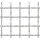 vidaXL Wellengitter 100 x 85 cm Silber