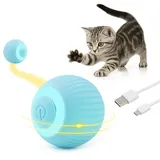 Sweetypet Akku-Katzenspielzeug Ball blau
