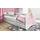 WFL GROUP Jugendbett Emily 70 x 140 cm Kiefer massiv weiß/roségold