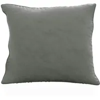 Intirilife Kissenbezug aus Samt 40x40 cm in Grau -