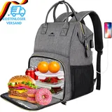 MATEIN Damen Laptop Rucksack 15,6 Zoll Mit Isoliertes Kühlfach, Kühlrucksack Mit