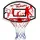 Best Sporting Basketballkorb 45 cm Orange/Schwarz/Weiß