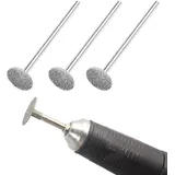 3 Stück Nagelfräser Bits,Sanding Disc Nail Drill Bits,Professioneller Nagelfräser Bits,Nagelhautentferner Disc Nail Drill Nagelfräser Bits für nagelfräser Fußpflege Elektrisch Nagelfräser Aufsätze