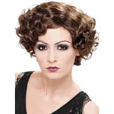 Smiffys 20er Jahre Flapper Perücke Damen braun