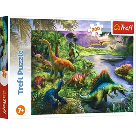 pbs deutschland gmbh & co.kg Puzzle 200 - Dinosaurier (Kinderpuzzle)