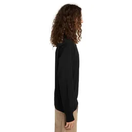 Element Rundhalspullover Schwarz M