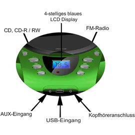 Cyberlux CL-700 CD-Player grün