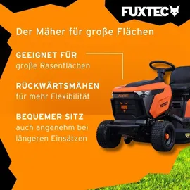 FUXTEC Rasentraktor FX-RMT84M, 83 cm Schnittbreite, schwarz
