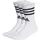 adidas 3-Streifen Cushioned Crew Socken 3 Paar White / Black 40-42