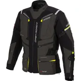 BÜSE Open Road III Textiljacke Schwarz/Grau/Neongelb 60