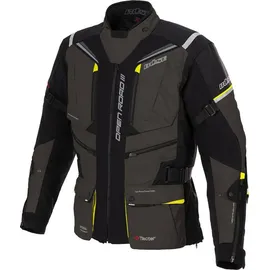 BÜSE Open Road III Textiljacke Schwarz/Grau/Neongelb 60