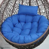 Aocase Hängesessel Kissen Sitzkissen für Hängeschaukel Polster XXL Rundes Sitzkissen 120 cm Extra Bequeme Stuhlauflage für Stühle Indoor Outdoor Abnehmbar Maschinenwaschbar, rutschfest,No02,90cm