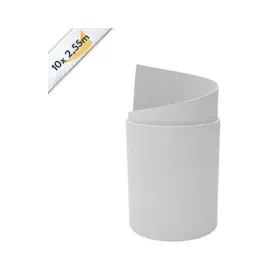 zaunzu® Sichtschutzstreifen 2,55 m weiß PP 10 St.