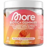 More Nutrition Biotic+ Gummies, 40 Gummies - Peach Strawberry