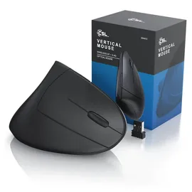 CSL Ergonomische Maus schwarz