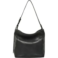 Liebeskind Berlin Hobo Bag M Leder/ Baumwolle Black