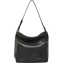 Liebeskind Berlin Hobo Bag M Leder/ Baumwolle Black