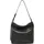 Liebeskind Berlin Hobo Bag M Leder/ Baumwolle Black