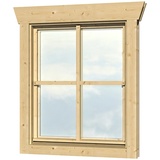 SKANHOLZ Skan Holz Einzelfenster BxH 57,5 x 70,5 cm Anschlag links für 45 mm Häuser