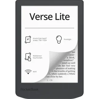Pocketbook Verse Lite eReader mist grey 15,24cm (6") Display 8 GB