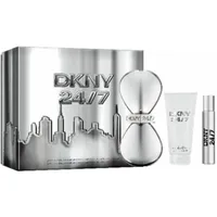DKNY 24/7 Eau de Parfum 100 ml + Body Lotion 100 ml + Eau de Parfum 15 ml Geschenkset