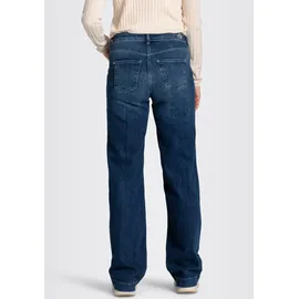 MAC Dream Wide Leg Jeans in Cobalt Authentic Waschung-D42 / L30