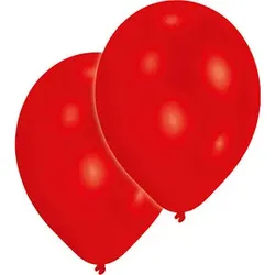 amscan® Luftballons rot, 50 St.