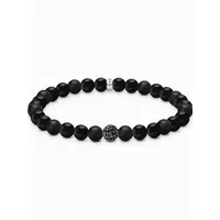Thomas Sabo A2194-705-11-L19 Unisex Armband Obsidian schwarz