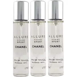 Chanel Allure Sport Eau de Toilette Nachfüllung 3 x 20 ml